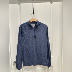 Banana Republic Factory Performance Quarter Zip Pullover, Size Medium
